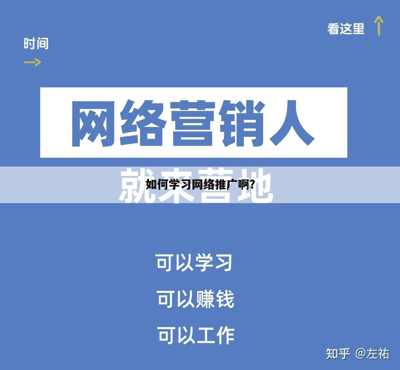 如何学习网络推广啊？