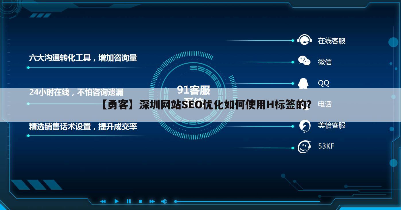 【勇客】深圳网站SEO优化如何使用H标签的？