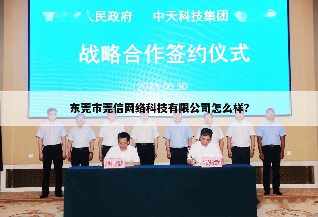 东莞市莞信网络科技有限公司怎么样?