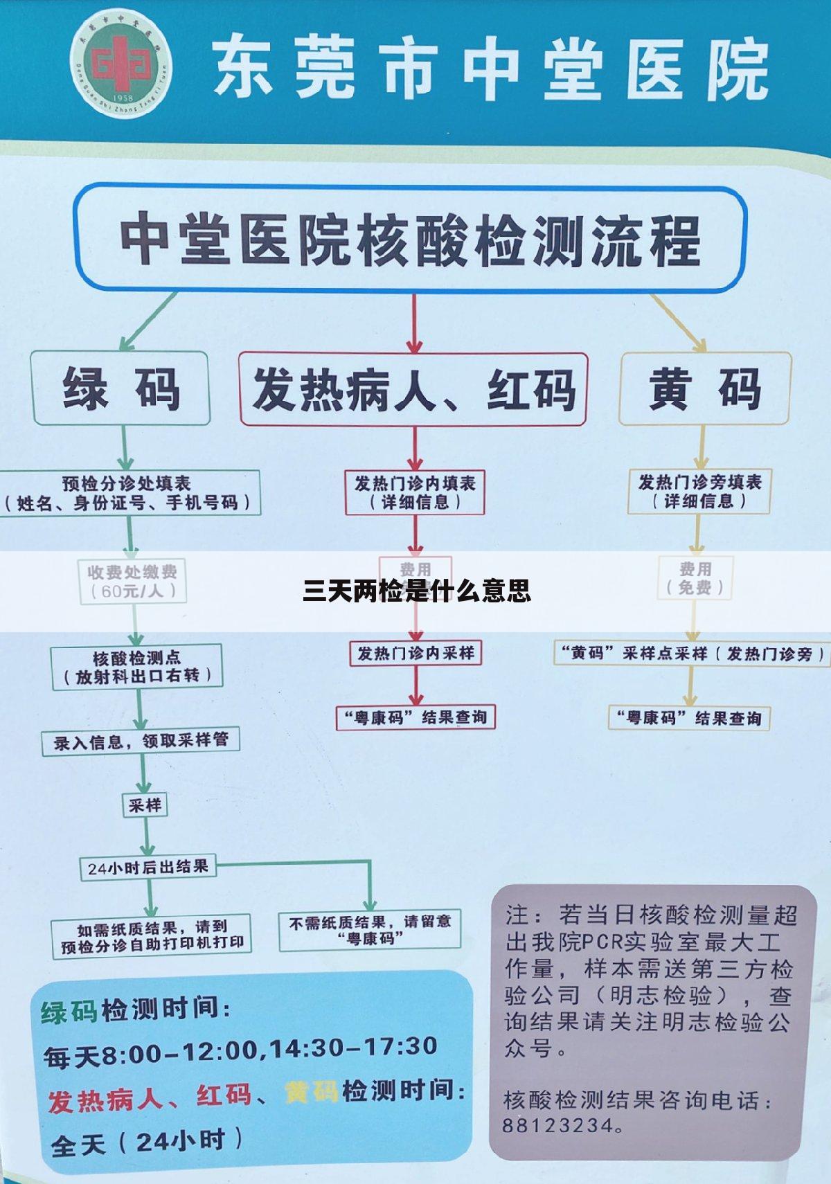 三天两检是什么意思