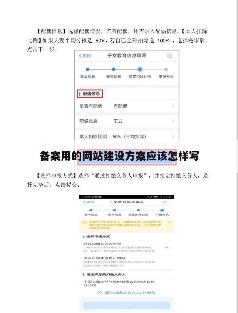 备案用的网站建设方案应该怎样写