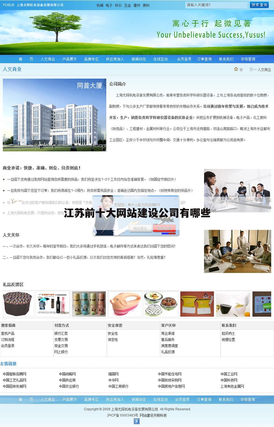 江苏前十大网站建设公司有哪些