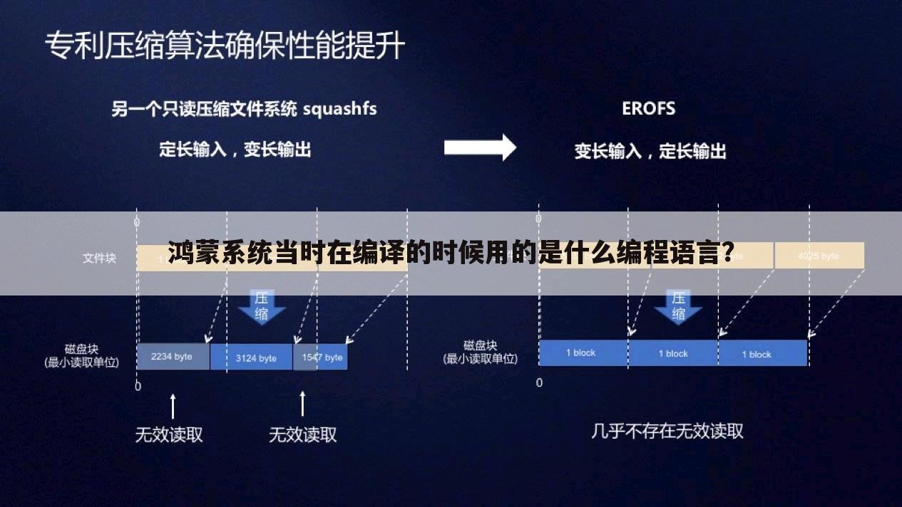 鸿蒙系统当时在编译的时候用的是什么编程语言？