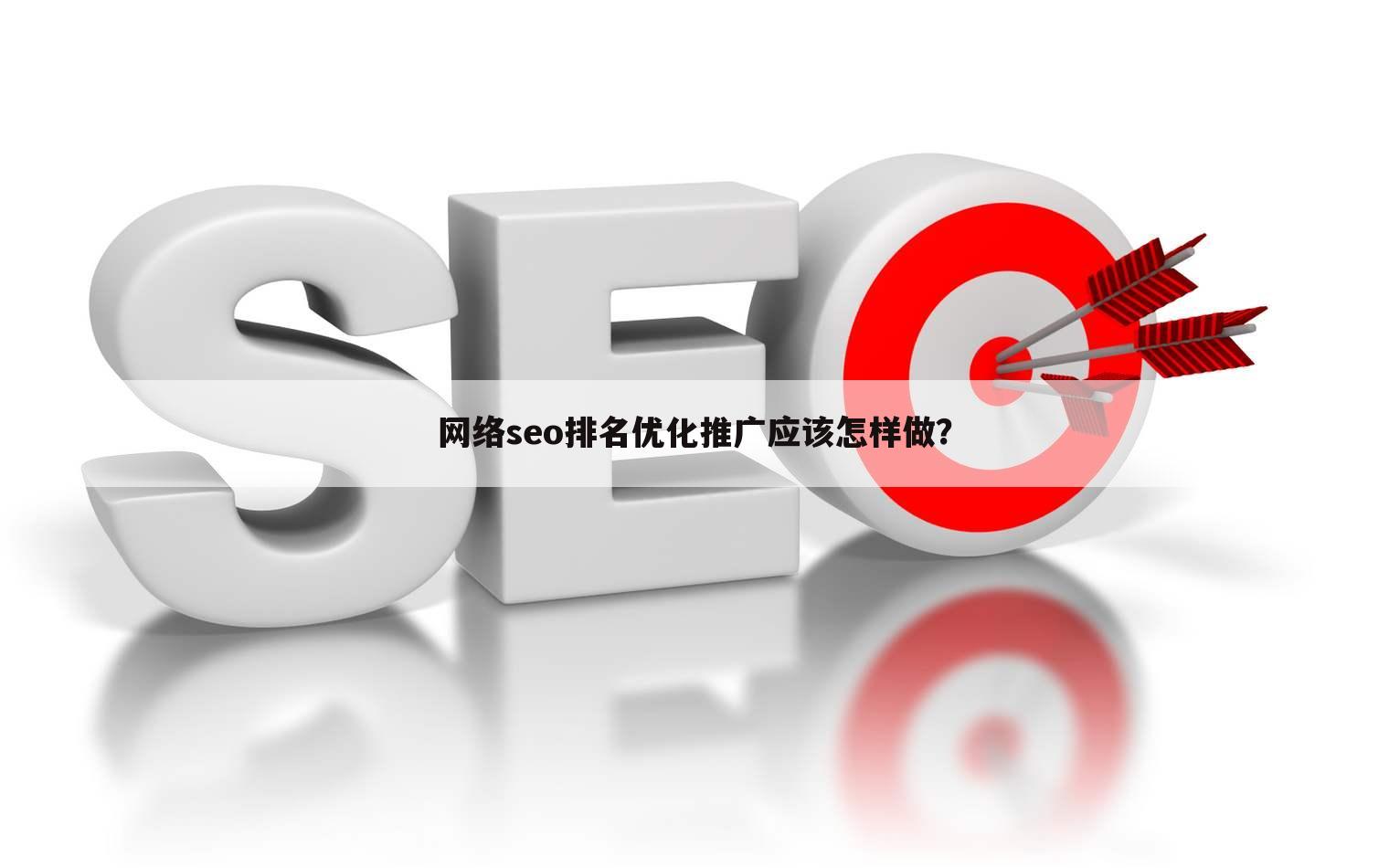 网络seo排名优化推广应该怎样做?