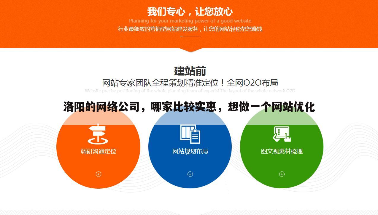 洛阳的网络公司,哪家比较实惠,想做一个网站优化
