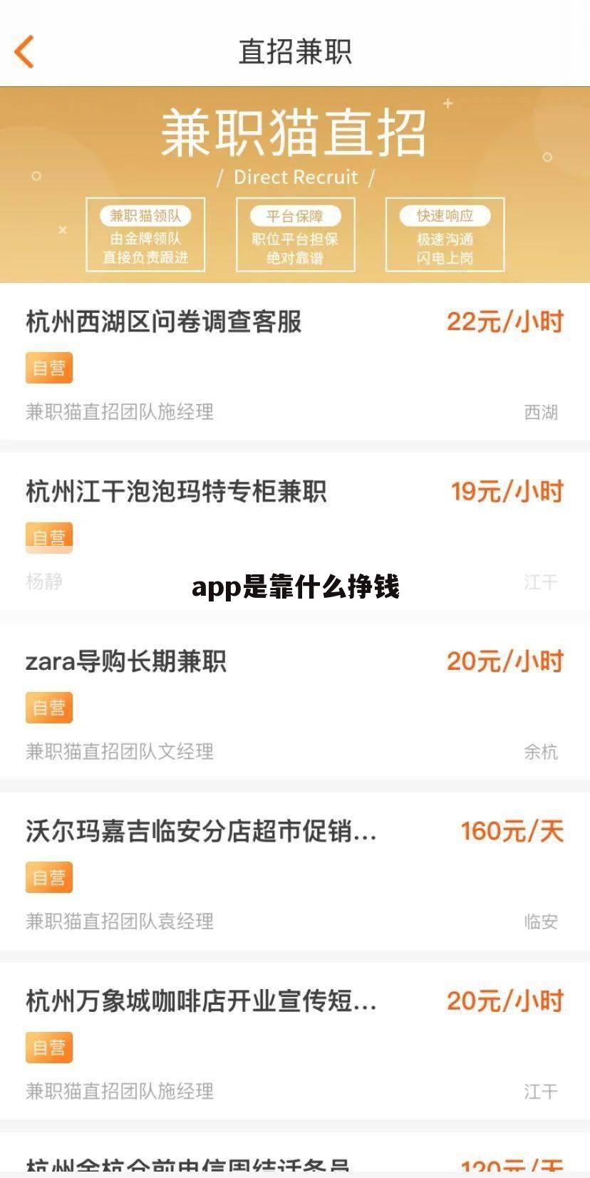 app是靠什么挣钱