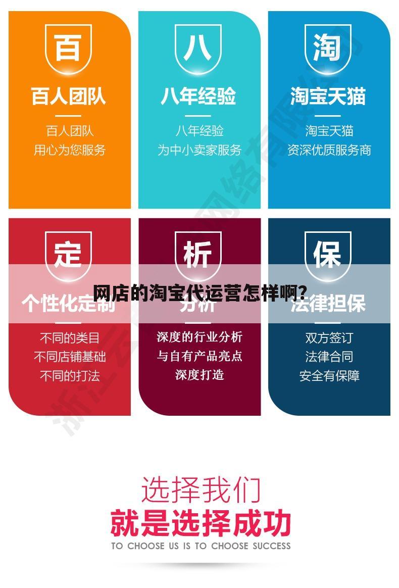 网店的淘宝代运营怎样啊?