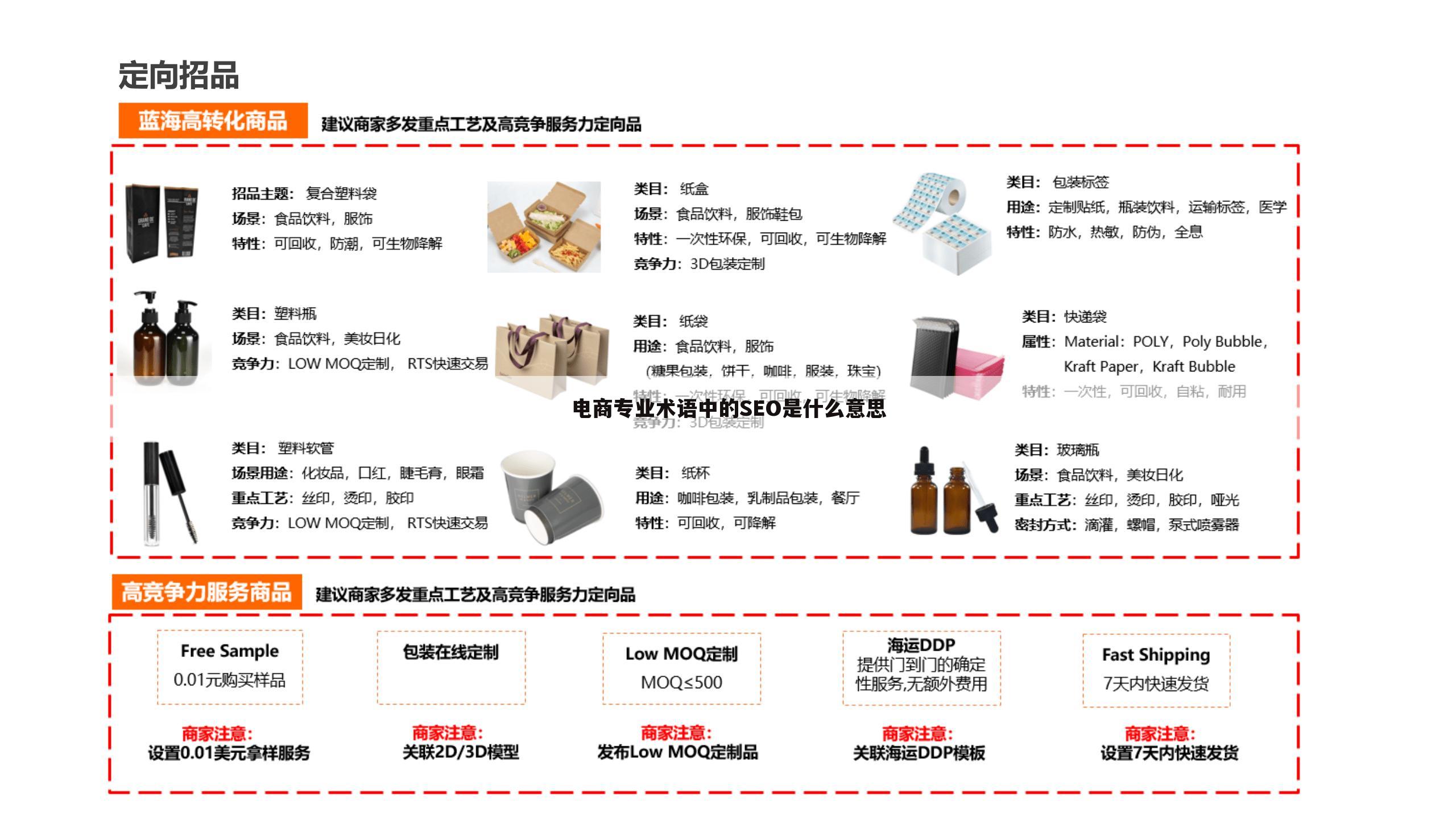 电商专业术语中的SEO是什么意思