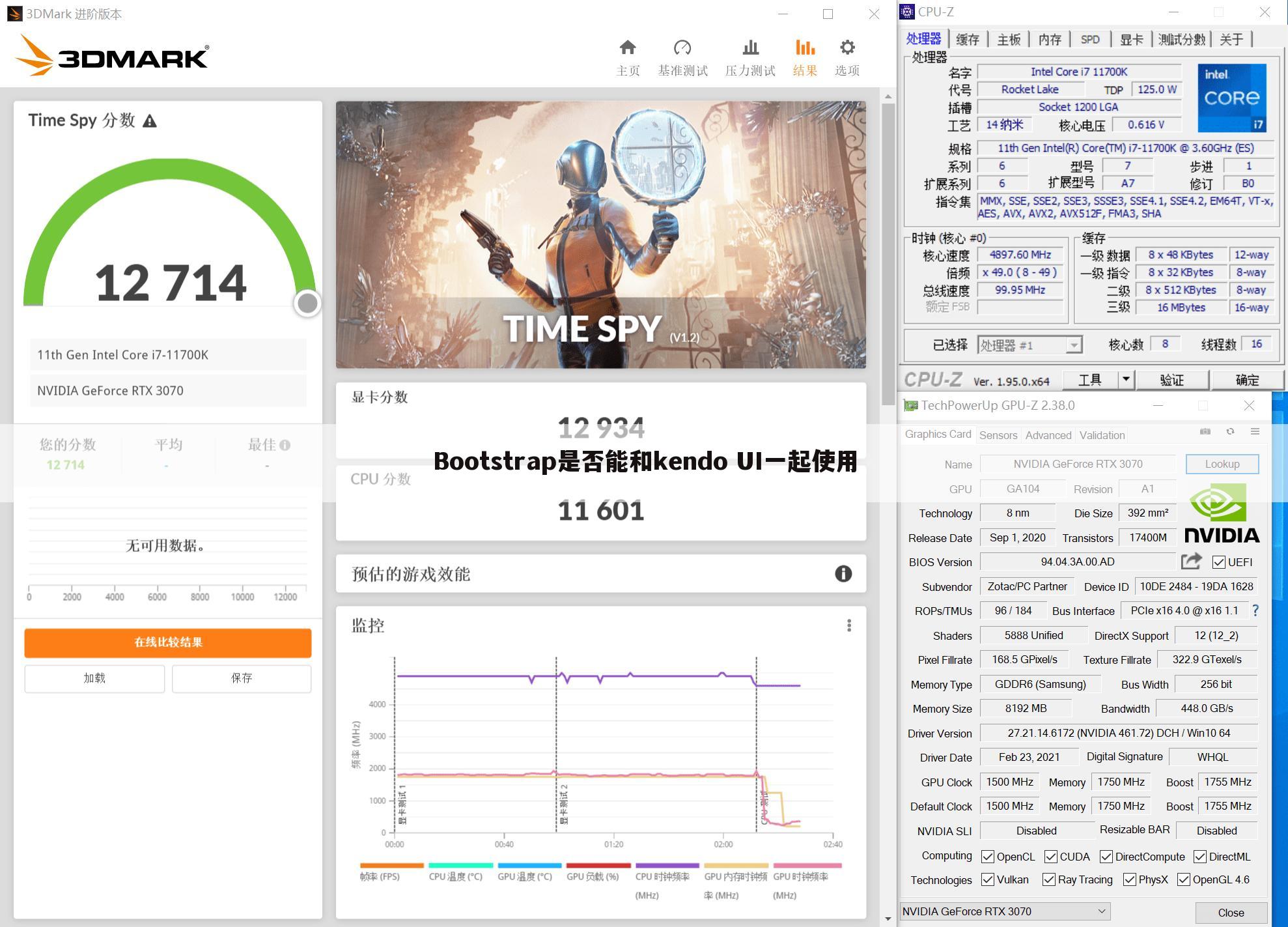 Bootstrap是否能和kendo UI一起使用