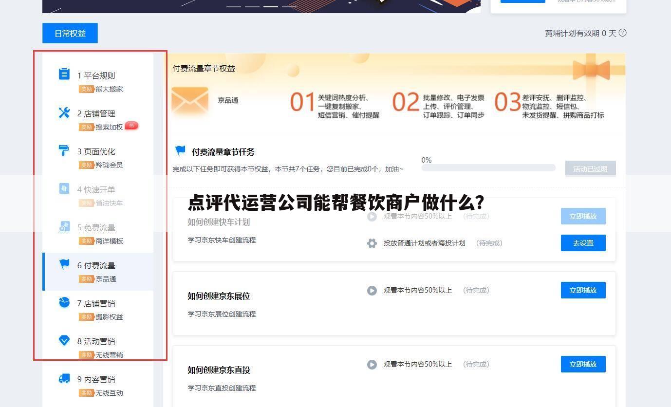 点评代运营公司能帮餐饮商户做什么?