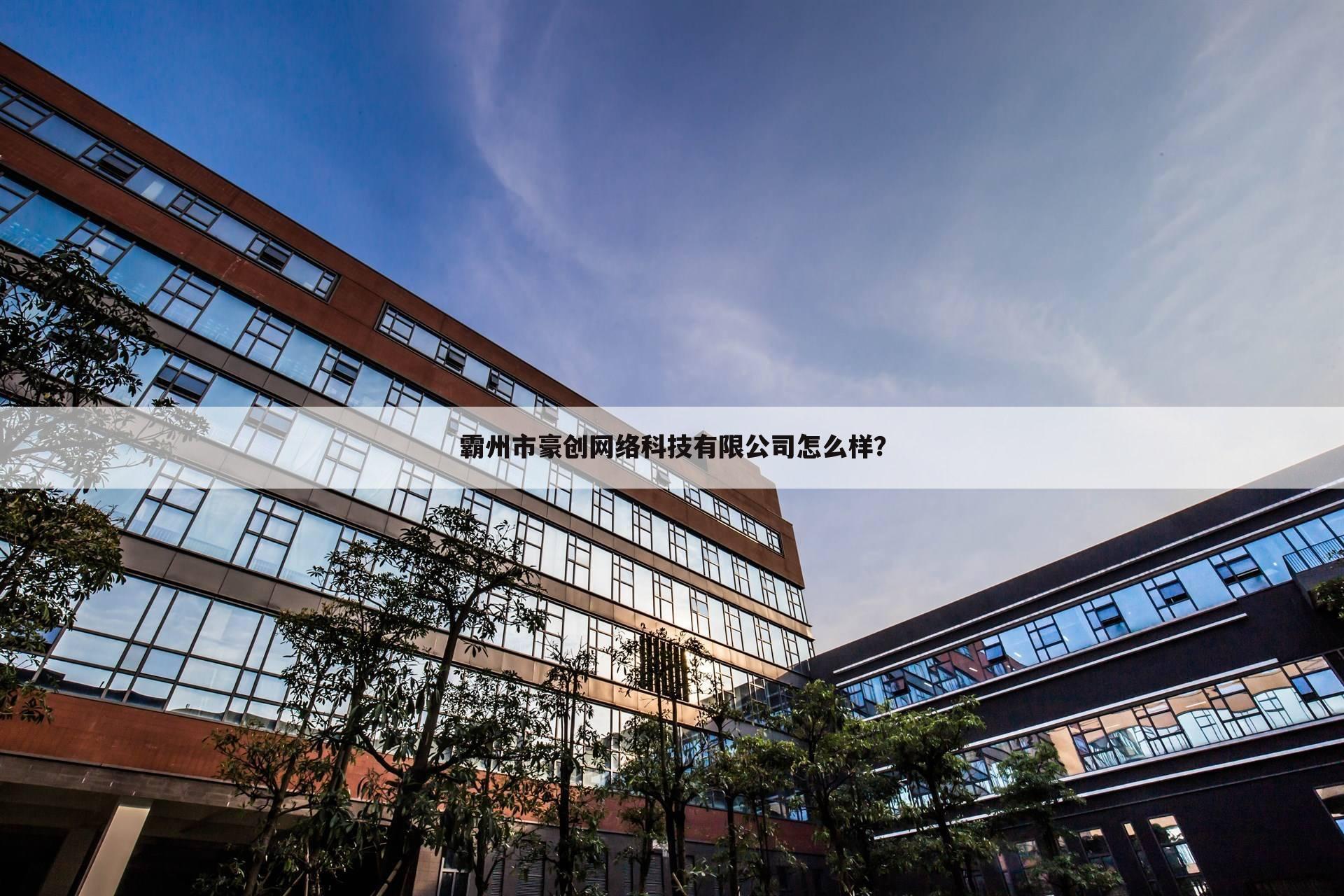 霸州市豪创网络科技有限公司怎么样?