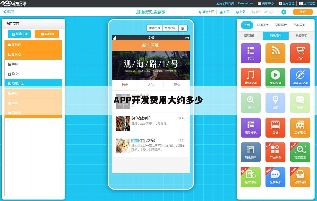 APP开发费用大约多少