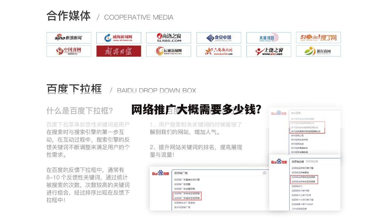 网络推广大概需要多少钱?