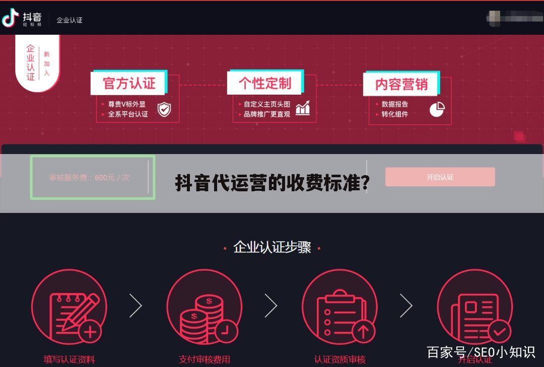 抖音代运营的收费标准?