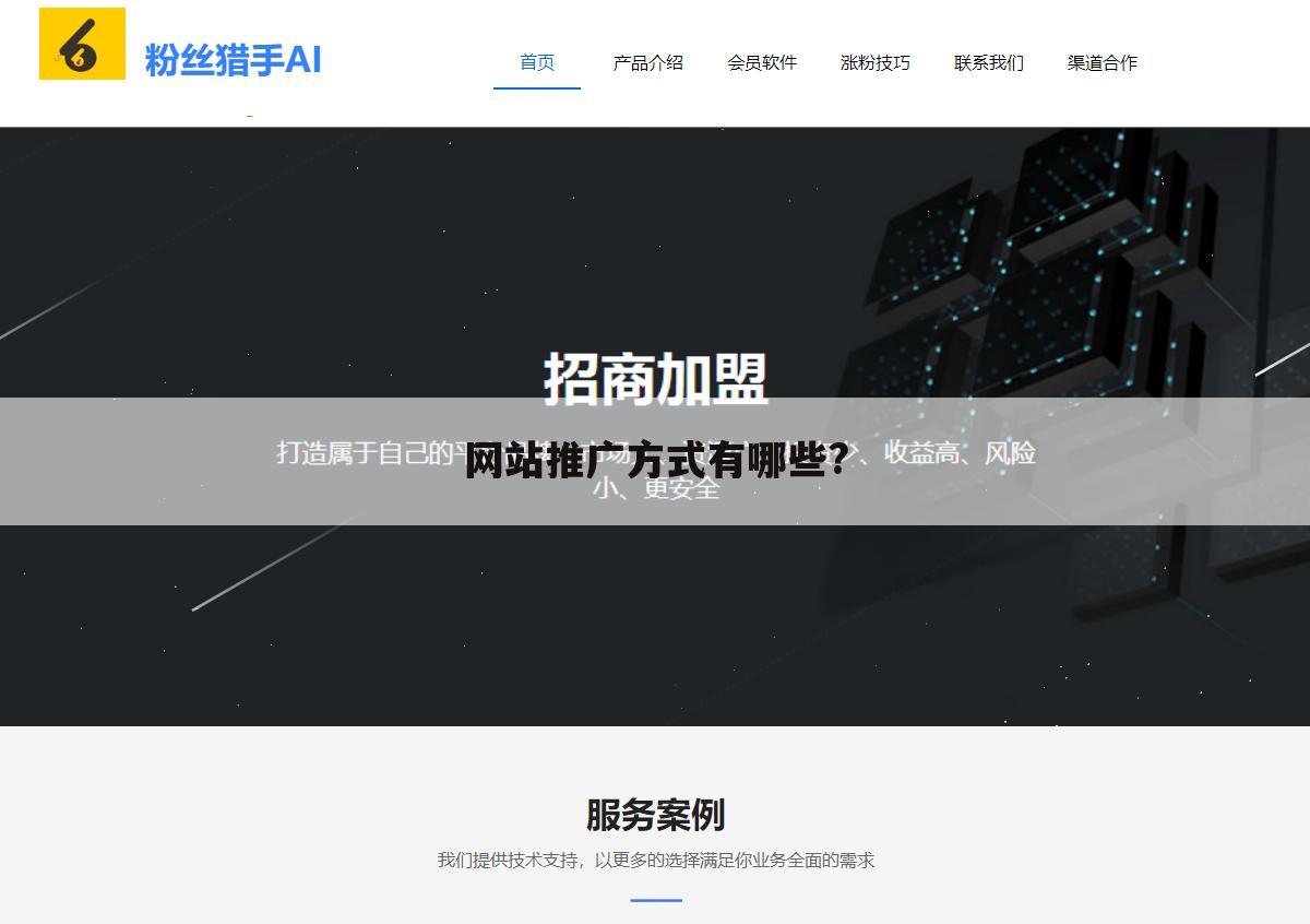 网站推广方式有哪些?