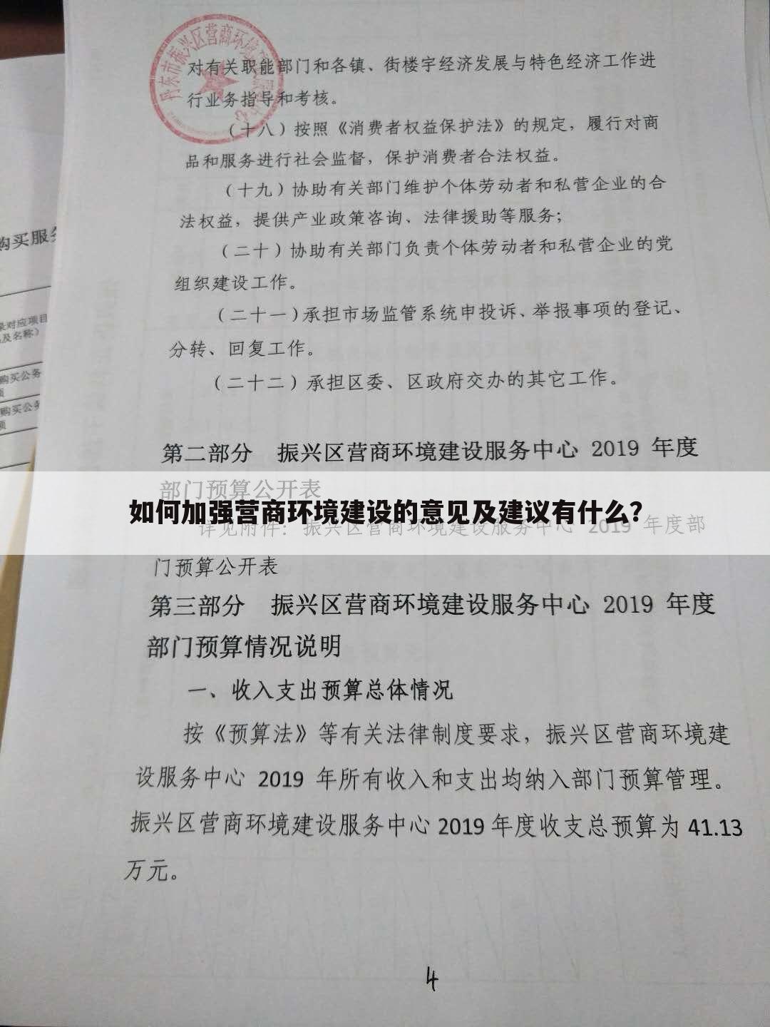 如何加强营商环境建设的意见及建议有什么?