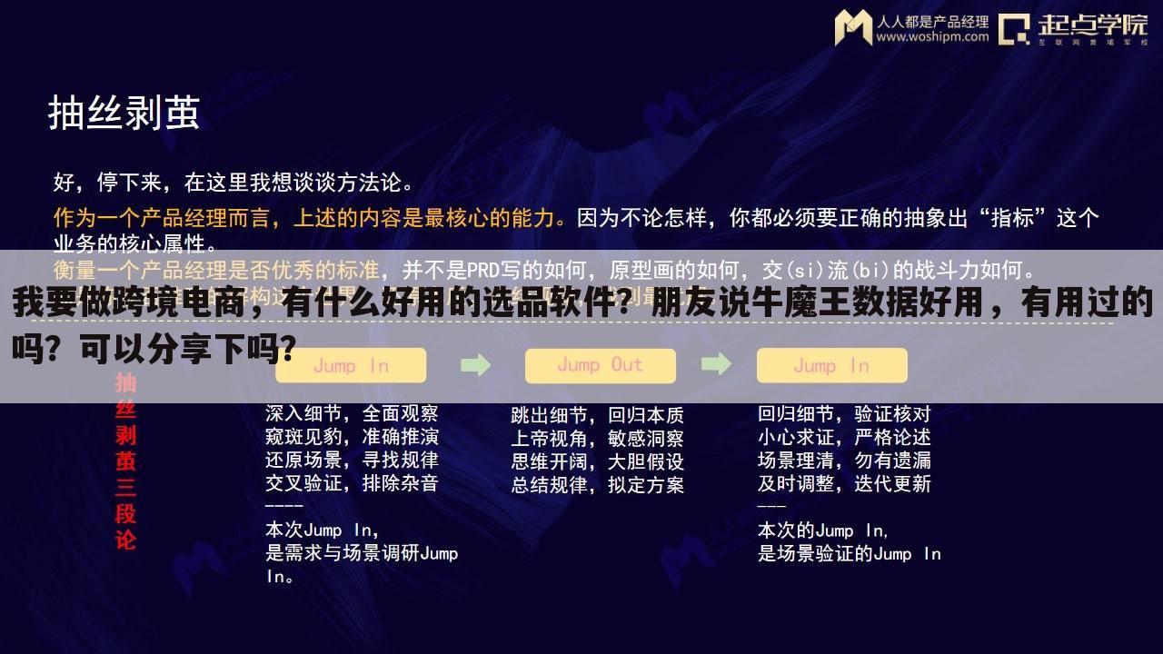 我要做跨境电商,有什么好用的选品软件?朋友说牛魔王数据好用,有用过的吗?可以分享下吗?