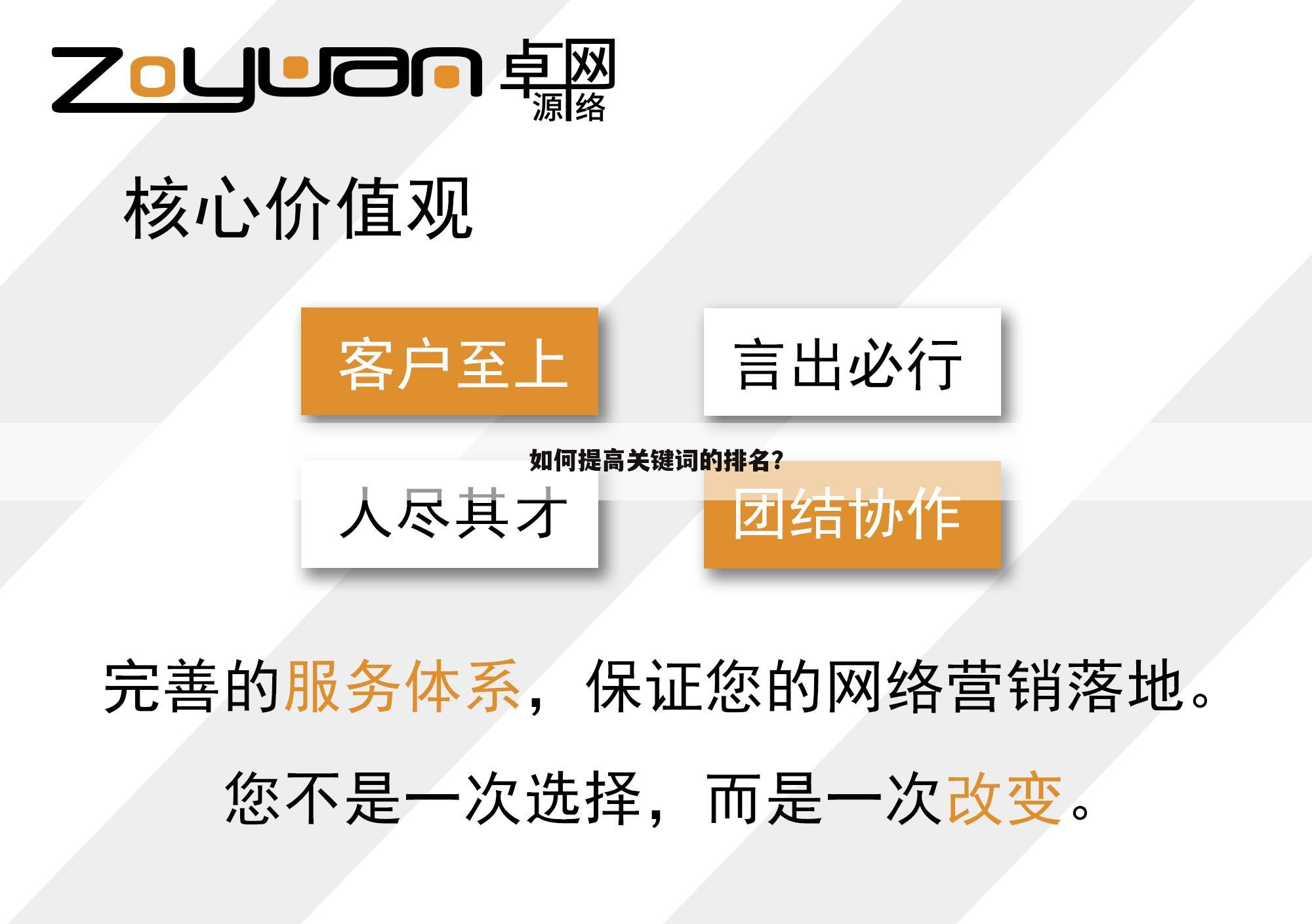 如何提高关键词的排名？