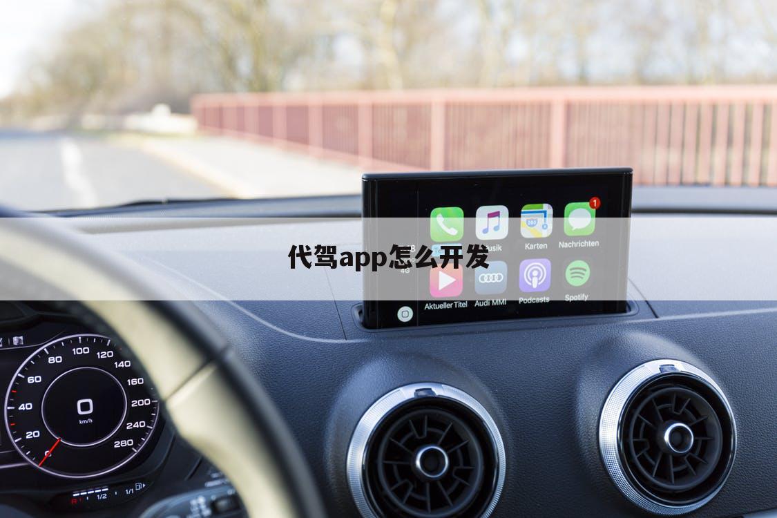 代驾app怎么开发
