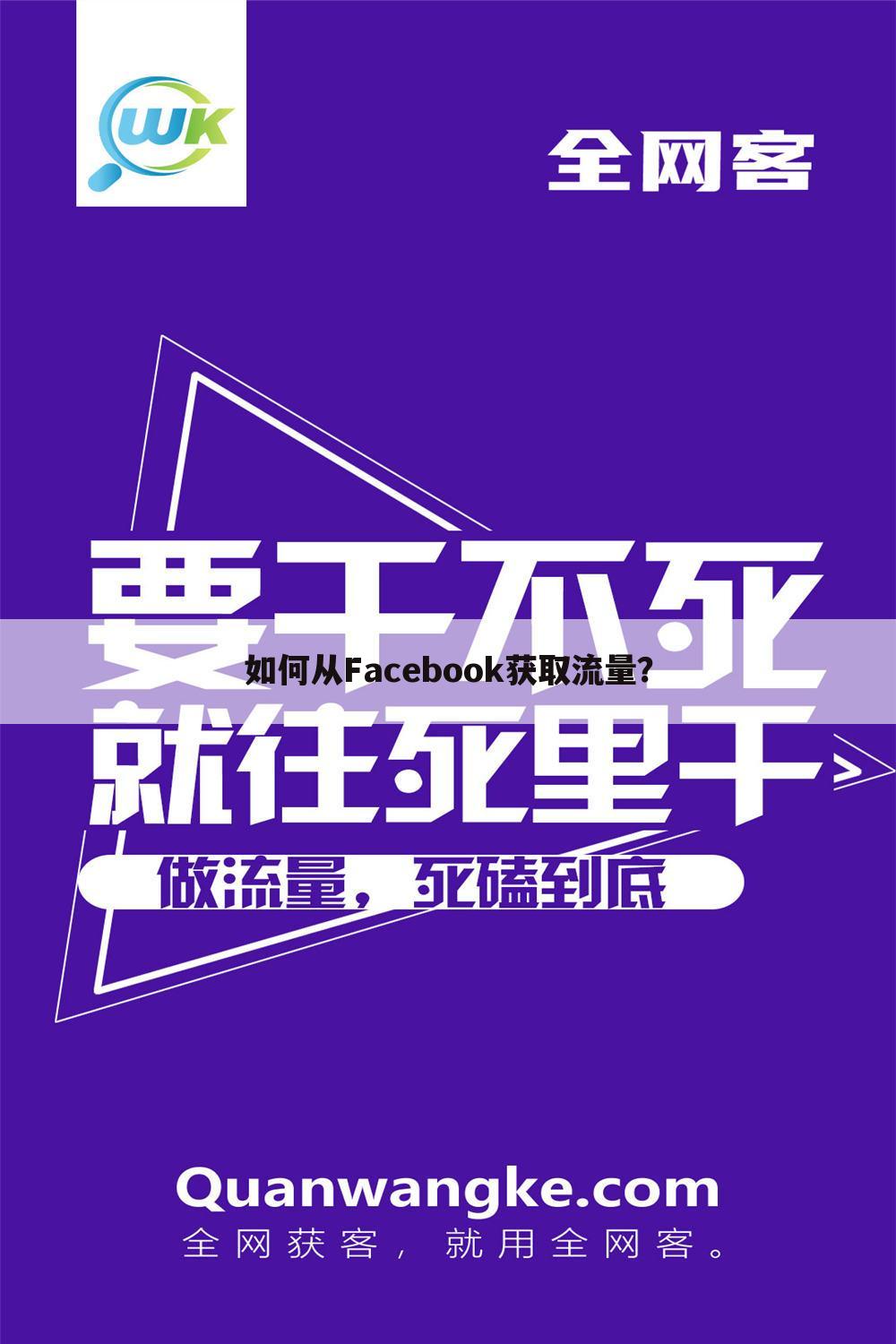如何从Facebook获取流量？