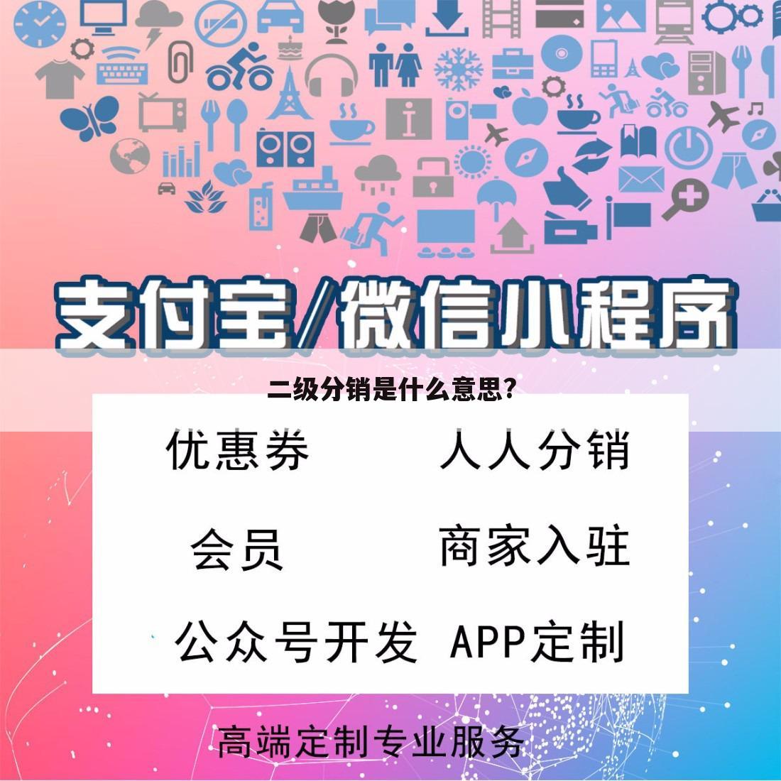 二级分销是什么意思?