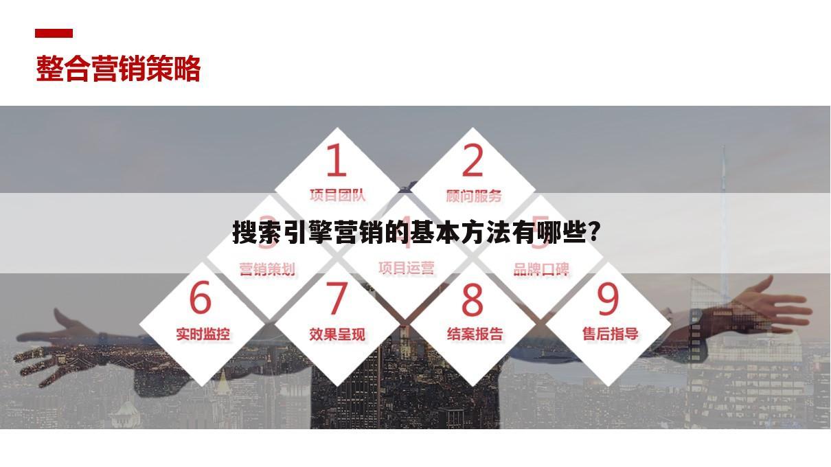 搜索引擎营销的基本方法有哪些?