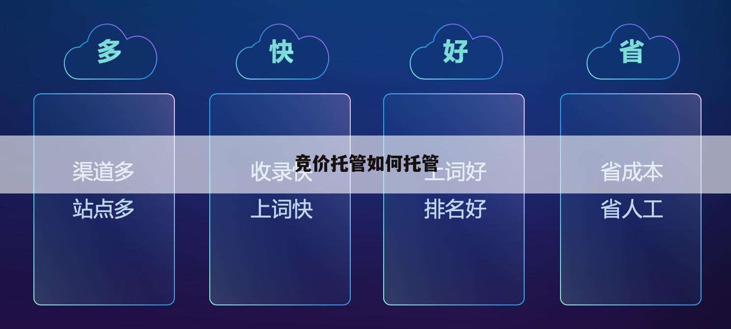 竞价托管如何托管