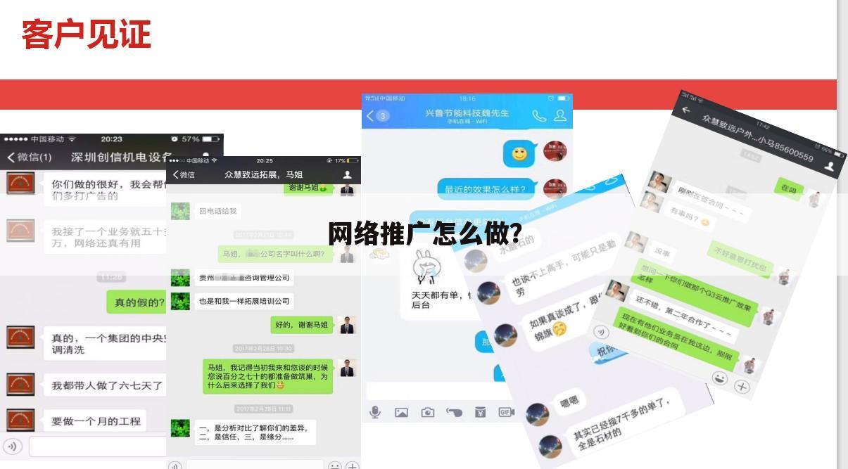 网络推广怎么做?