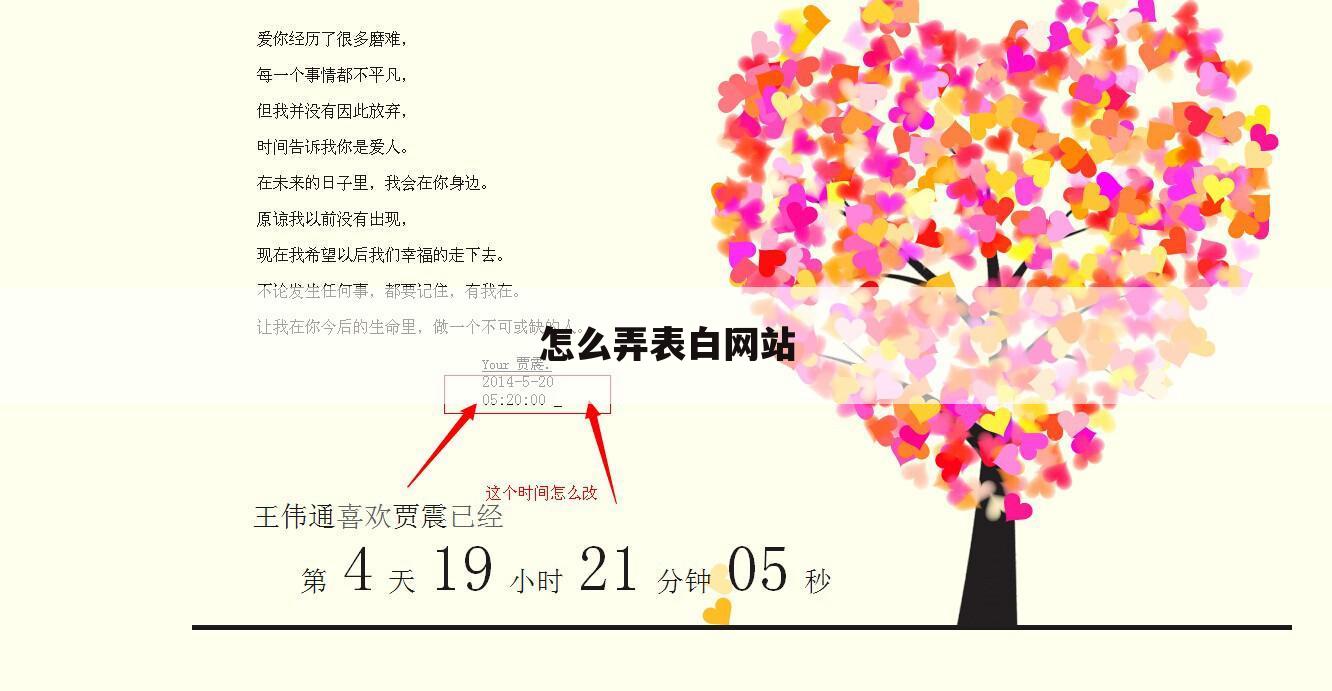 怎么弄表白网站