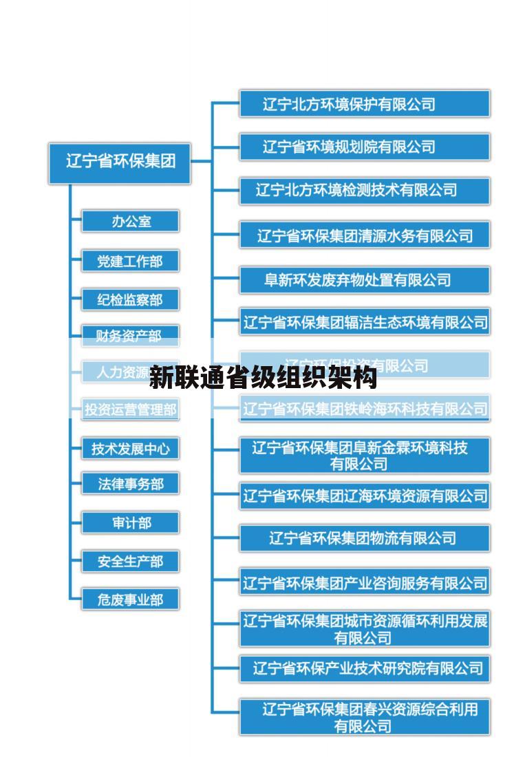 新联通省级组织架构