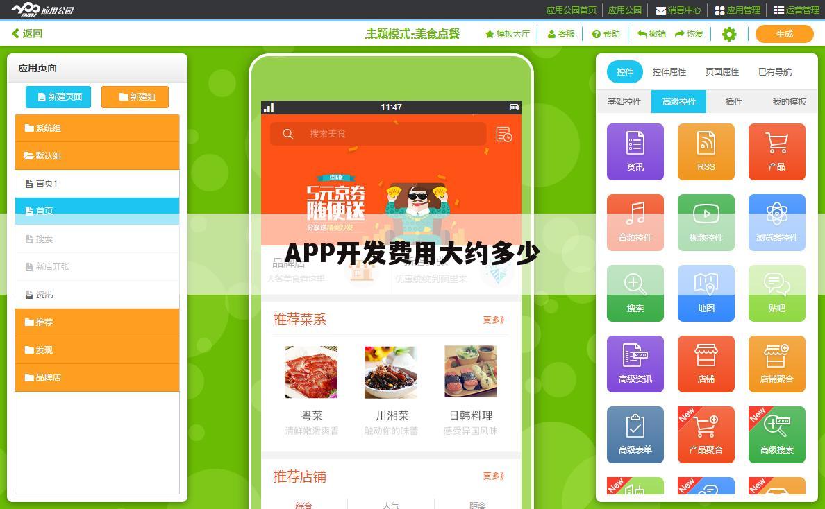 APP开发费用大约多少
