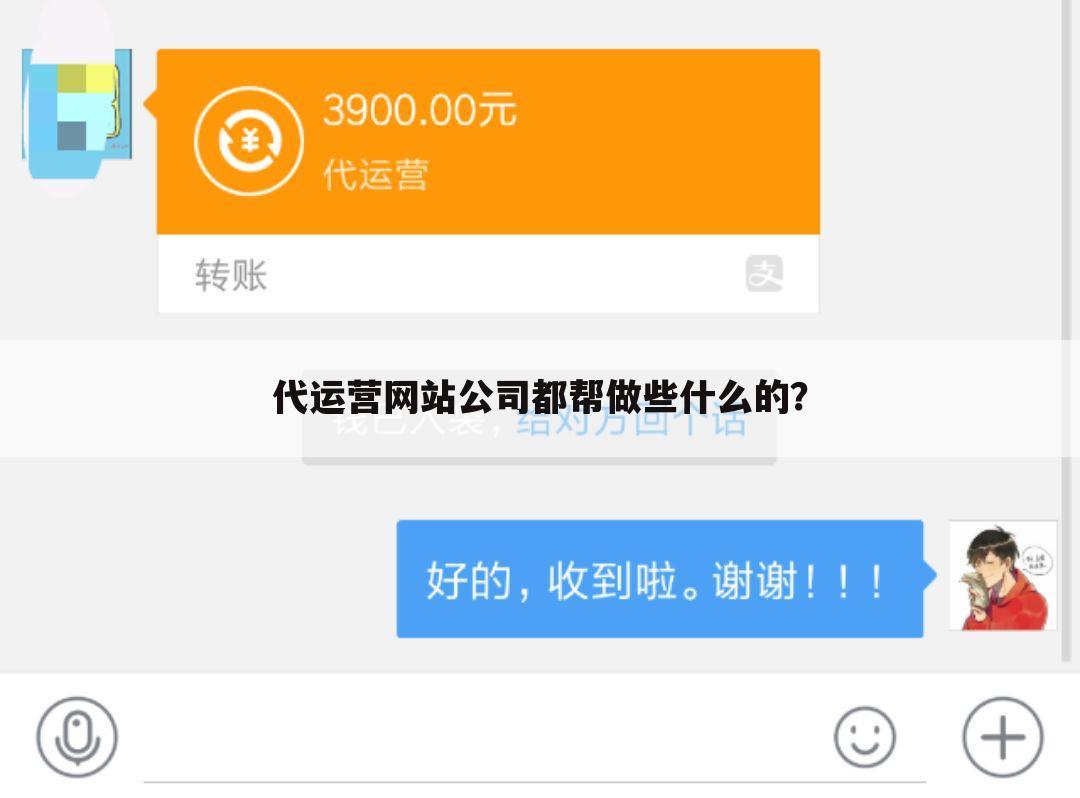 代运营网站公司都帮做些什么的？