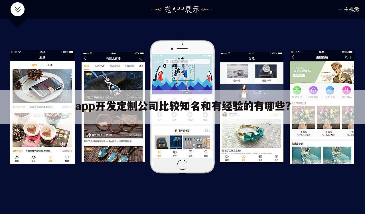 app开发定制公司比较知名和有经验的有哪些?
