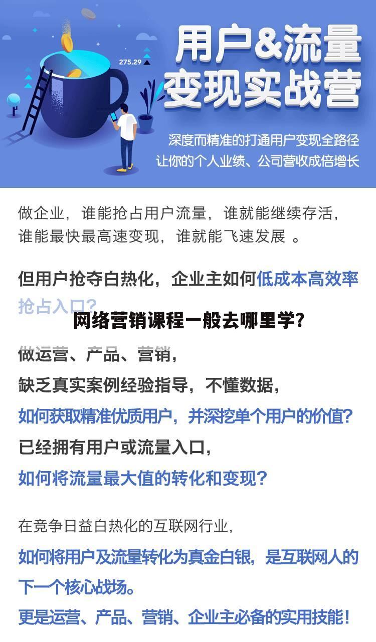 网络营销课程一般去哪里学？