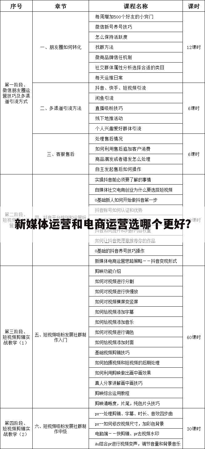 新媒体运营和电商运营选哪个更好?