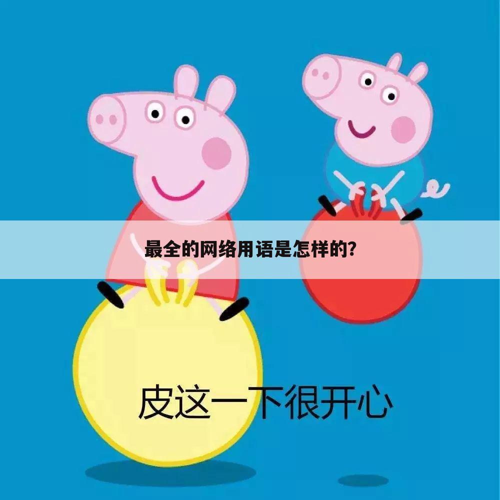 最全的网络用语是怎样的？