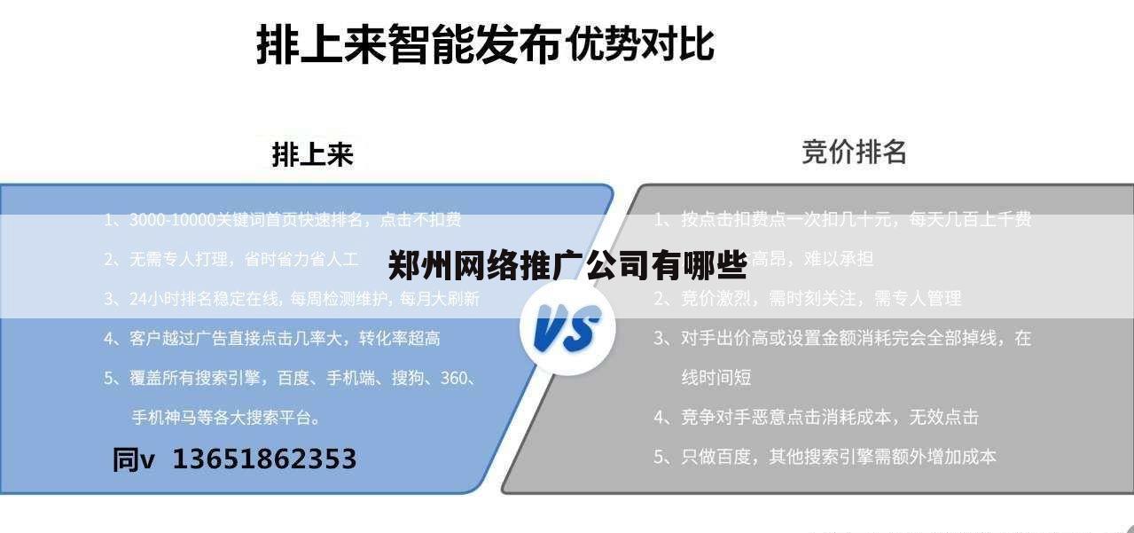 郑州网络推广公司有哪些