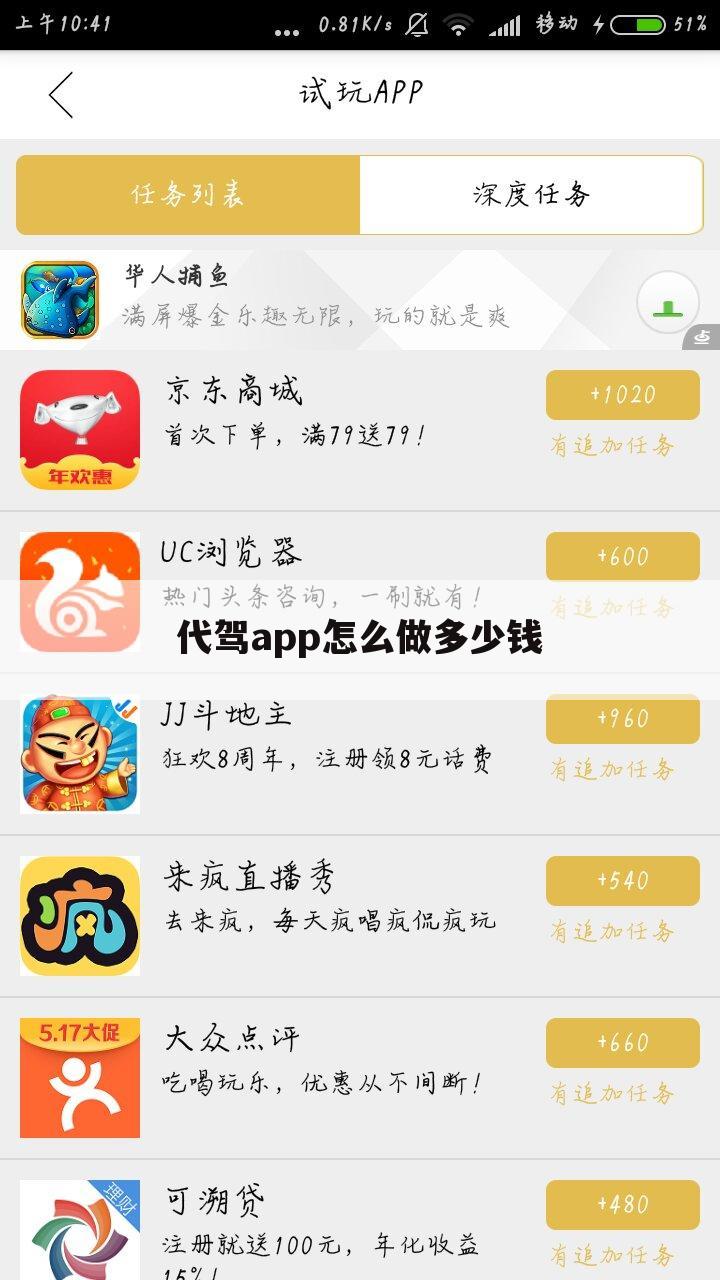 代驾app怎么做多少钱