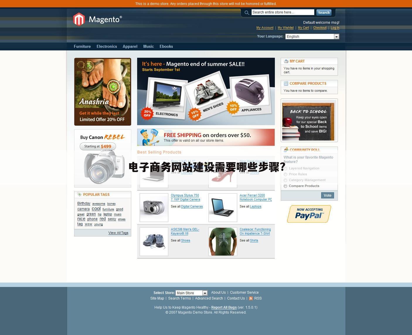 电子商务网站建设需要哪些步骤?