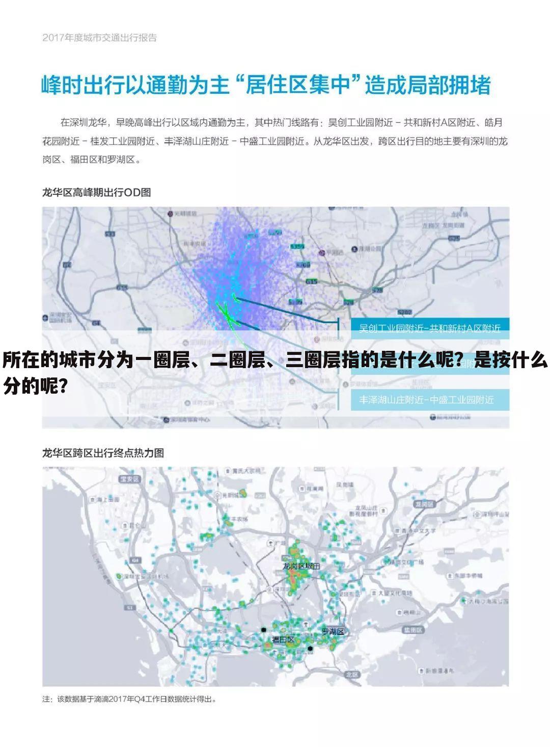 所在的城市分为一圈层、二圈层、三圈层指的是什么呢?是按什么分的呢?