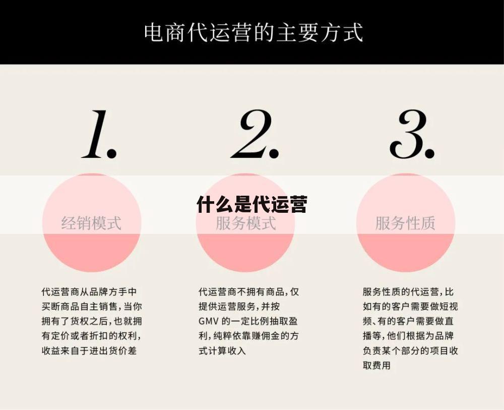 什么是代运营