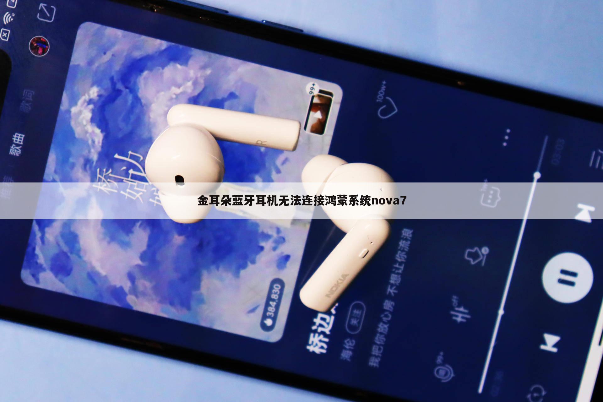 金耳朵蓝牙耳机无法连接鸿蒙系统nova7