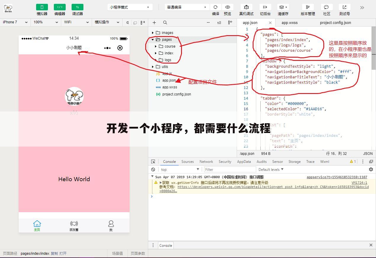 开发一个小程序，都需要什么流程