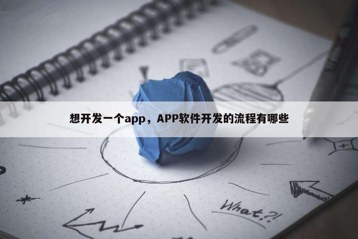 想开发一个app,APP软件开发的流程有哪些