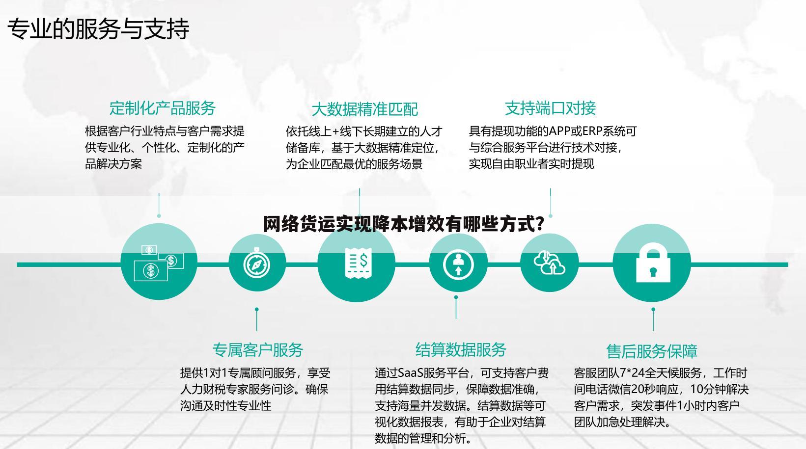 网络货运实现降本增效有哪些方式?