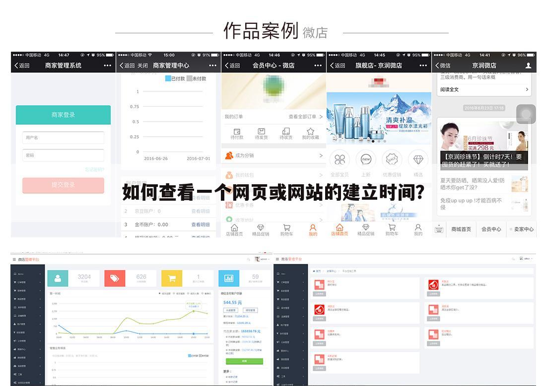 如何查看一个网页或网站的建立时间?