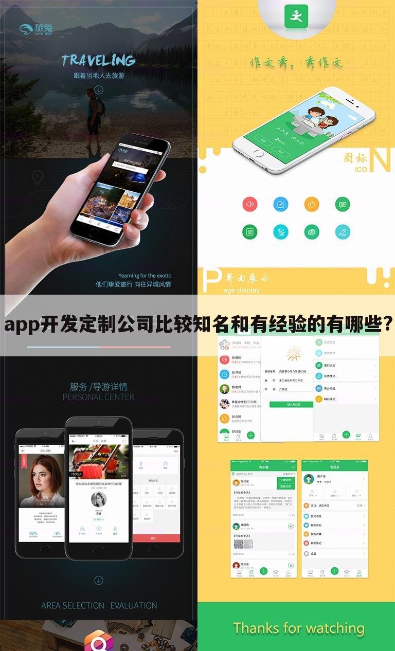 app开发定制公司比较知名和有经验的有哪些?