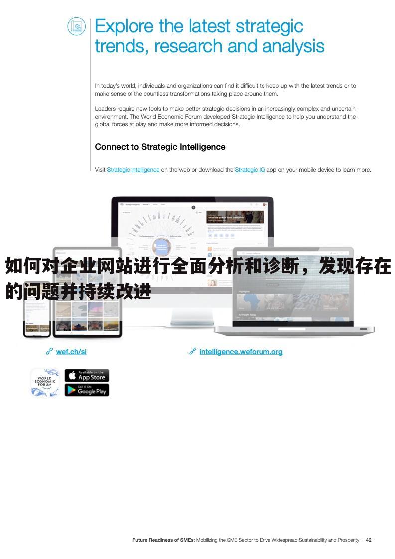 如何对企业网站进行全面分析和诊断,发现存在的问题并持续改进