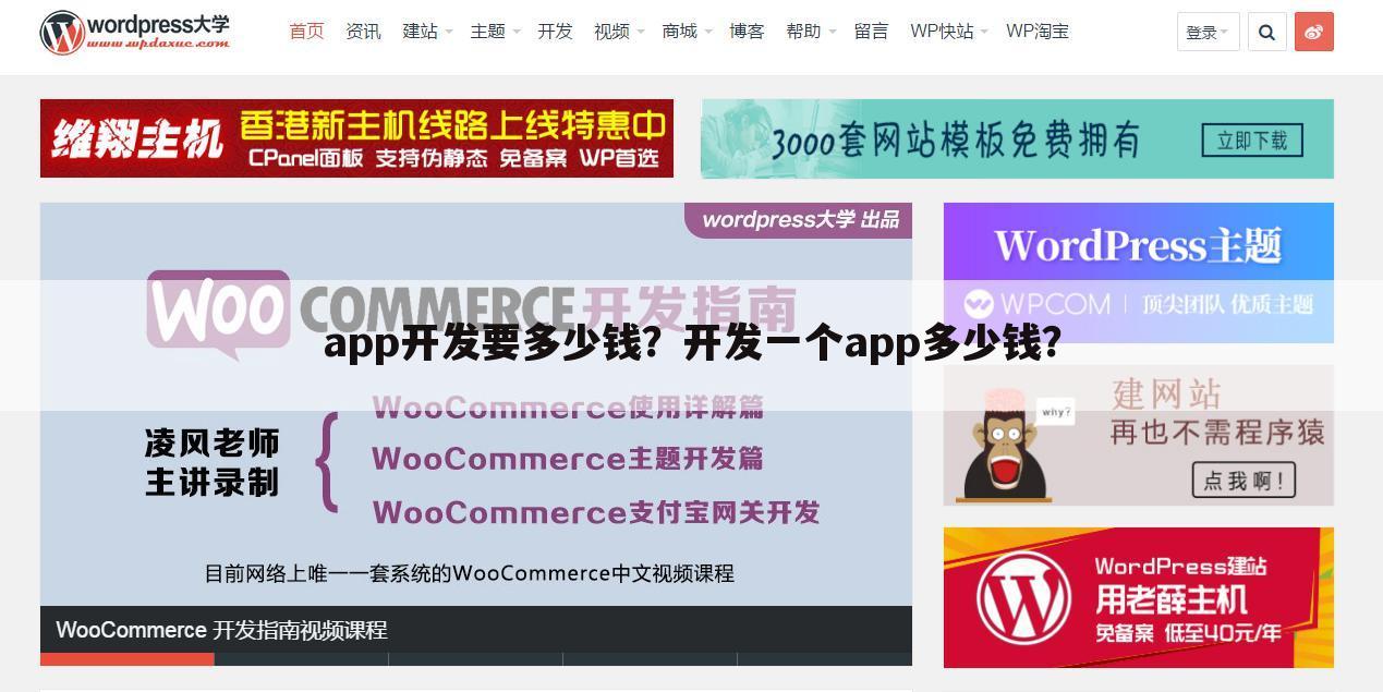 app开发要多少钱?开发一个app多少钱?
