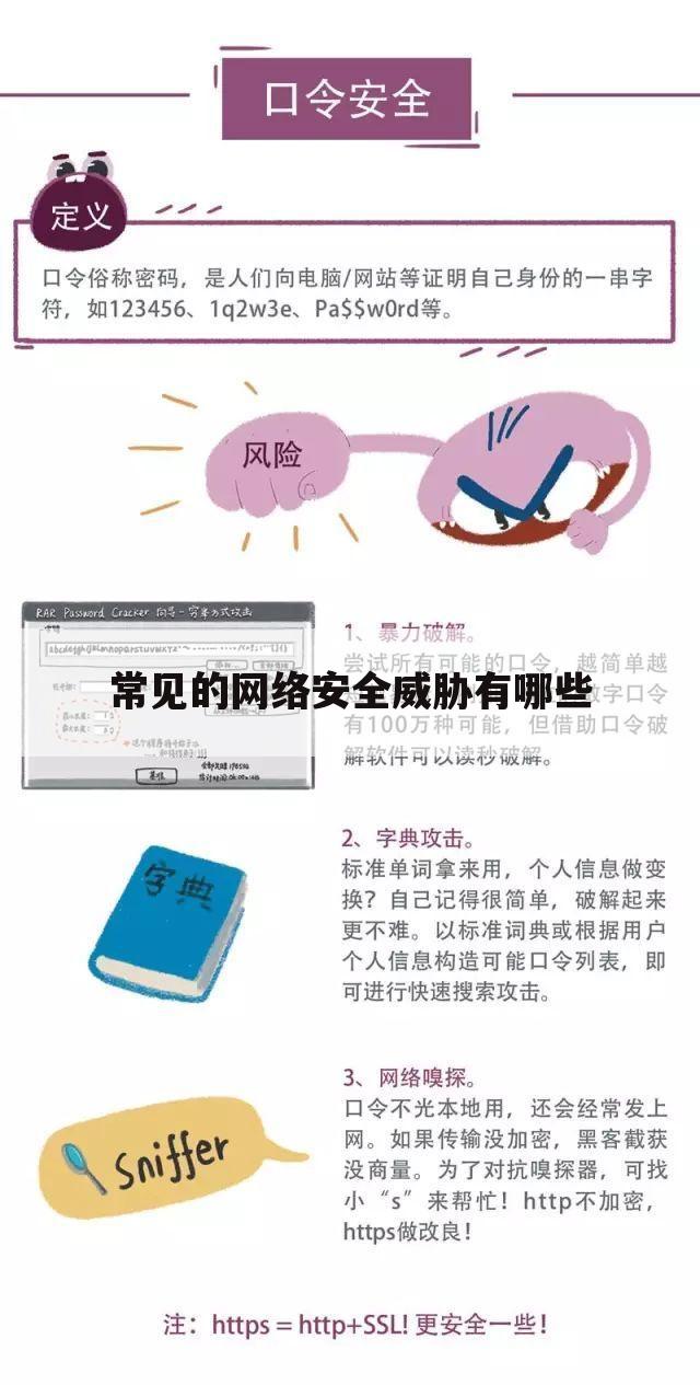 常见的网络安全威胁有哪些